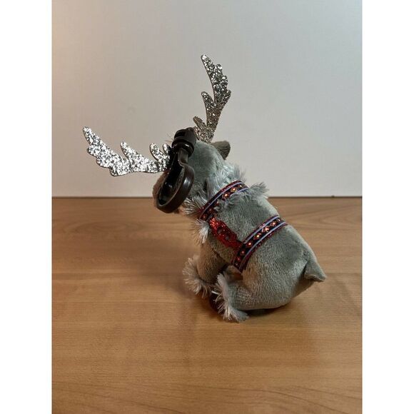 TY Beanie Babies Frozen II Sparkle Sven Keychain Disney Christmas Plush 4” - Picture 3 of 7